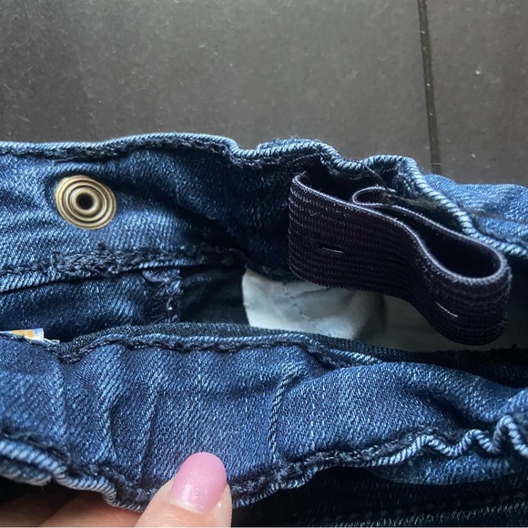 Gymboree toddler girl cheetah hem cuff jeans size 18-24M EUC - Picture 4 of 4